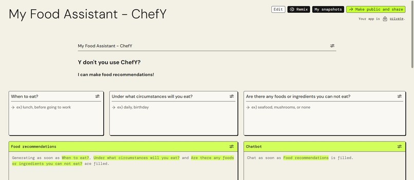 My Food Assistant - ChefY – screenshot 1