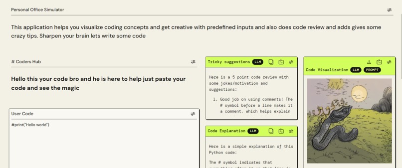 CodingPlayground  – screenshot 1