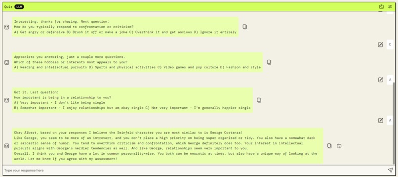 Which character are you? – screenshot 1
