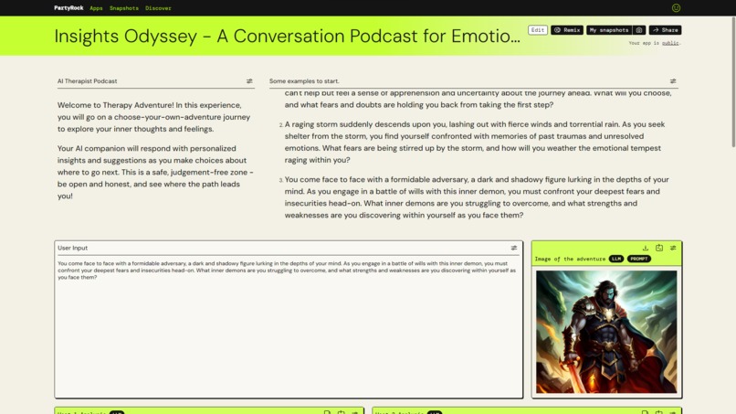 Insights Odyssey - A Conversation Podcast for Therapy – screenshot 1