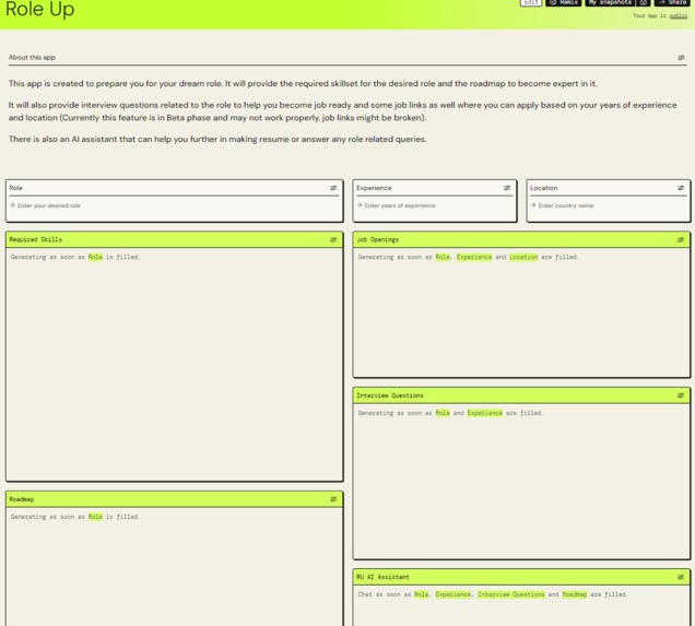 Role Up – screenshot 1