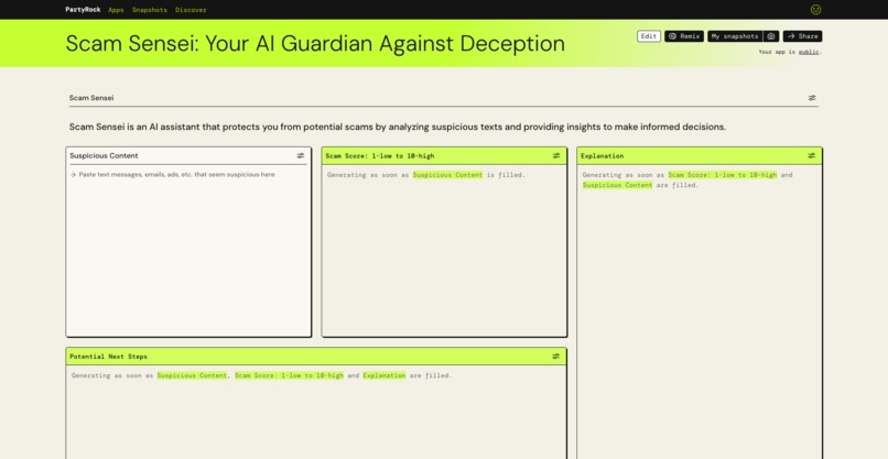 Scam Sensei: Your AI Guardian Against Deception – screenshot 1