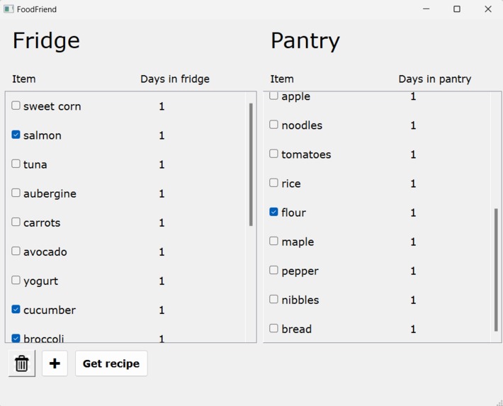 FoodFriend – screenshot 1