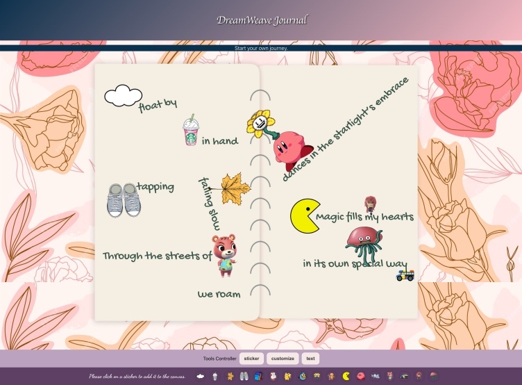 Dream Weave Journal – screenshot 1