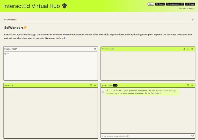 InteractEd Virtual Hub  – screenshot 2
