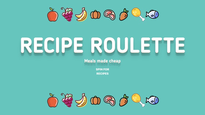 Recipe Roulette – screenshot 1