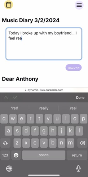 MusicDiary – screenshot 2