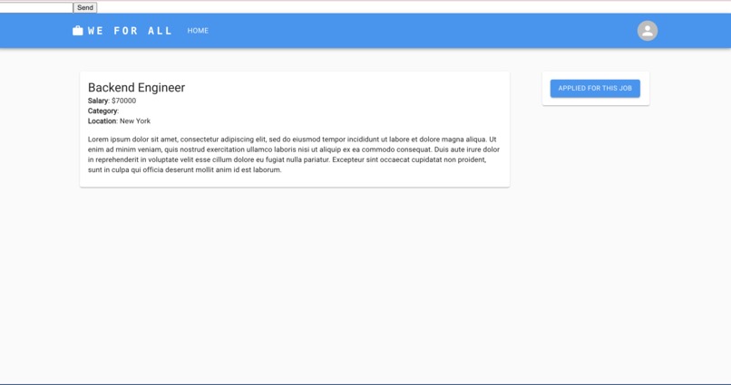 We For All – screenshot 3