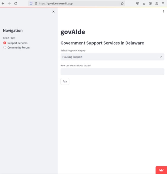 govAIde – screenshot 1