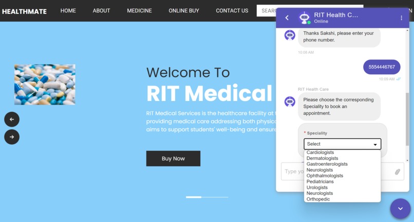 HealthMate – screenshot 1
