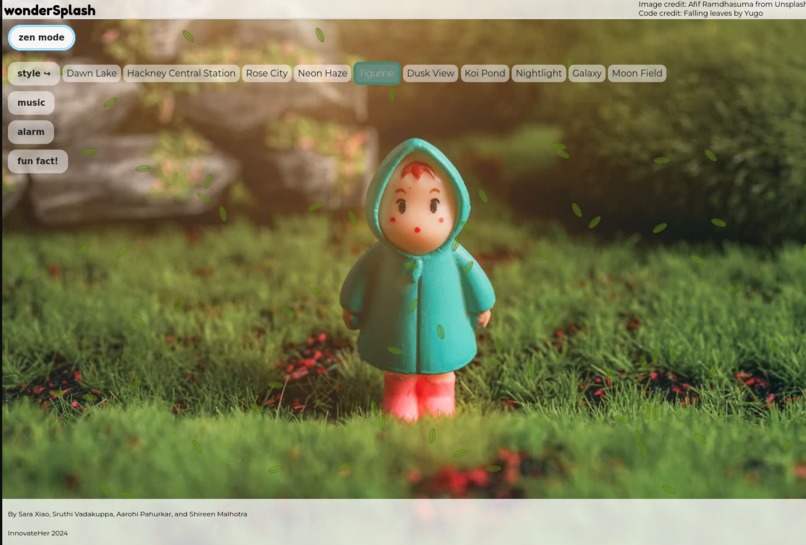 wonderSplash – screenshot 2