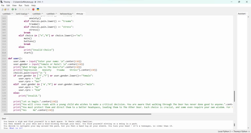 The Other Door - An Interactive Story – screenshot 1