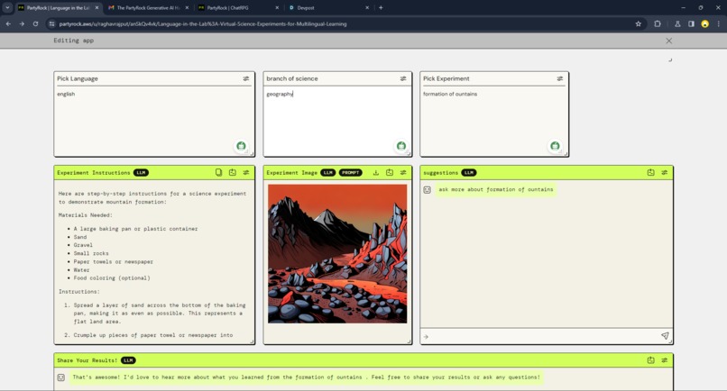 Language in the Lab: Virtual Science Experiment – screenshot 1