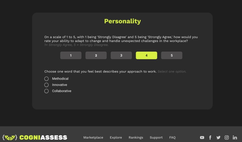 CogniAssess - Non Tech Roles Assessment – screenshot 2