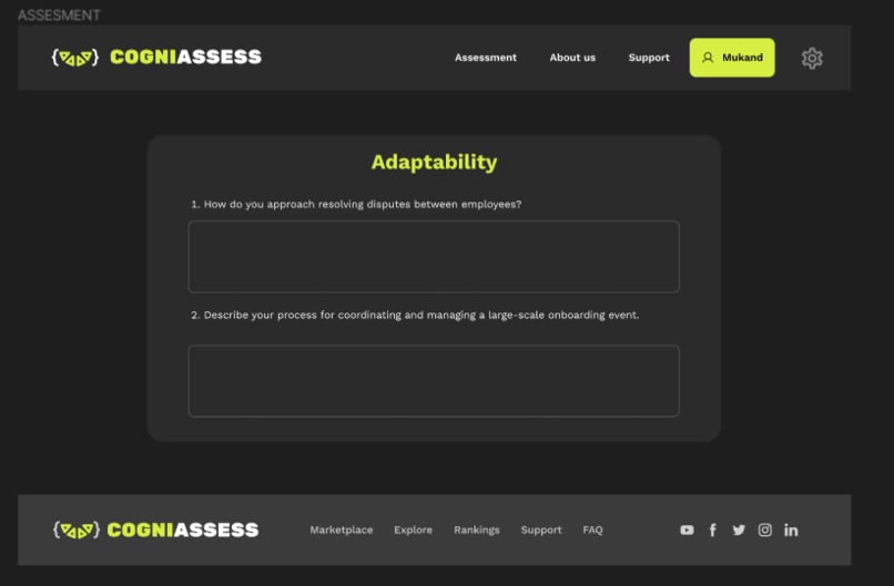 CogniAssess - Non Tech Roles Assessment – screenshot 3