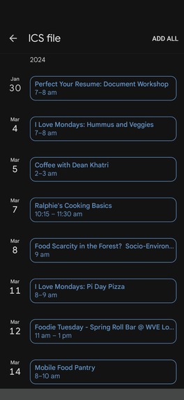 BuffLink: Your CU Boulder Event Companion! – screenshot 2
