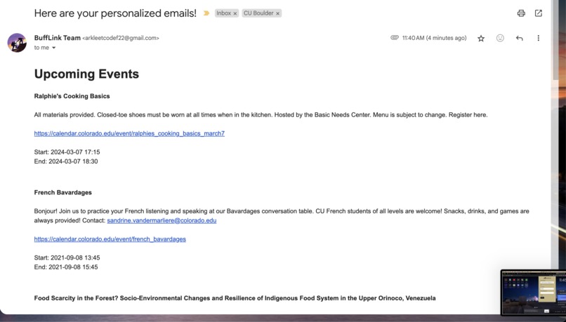 BuffLink: Your CU Boulder Event Companion! – screenshot 7