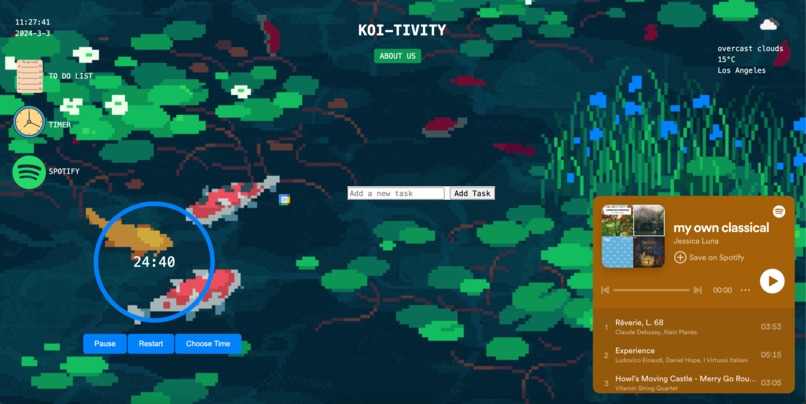 Koi-tivity – screenshot 1