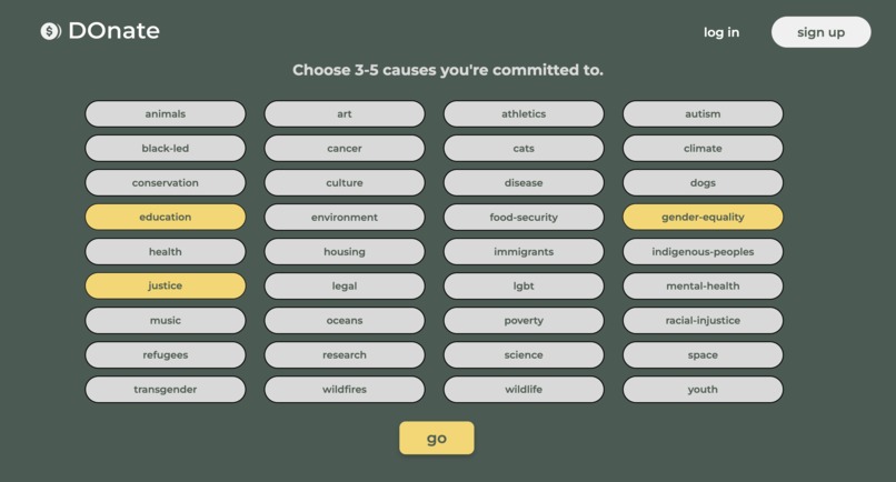 DOnate – screenshot 2