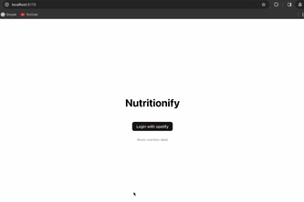Nutritionify
