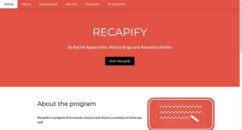 Recapify – screenshot 1