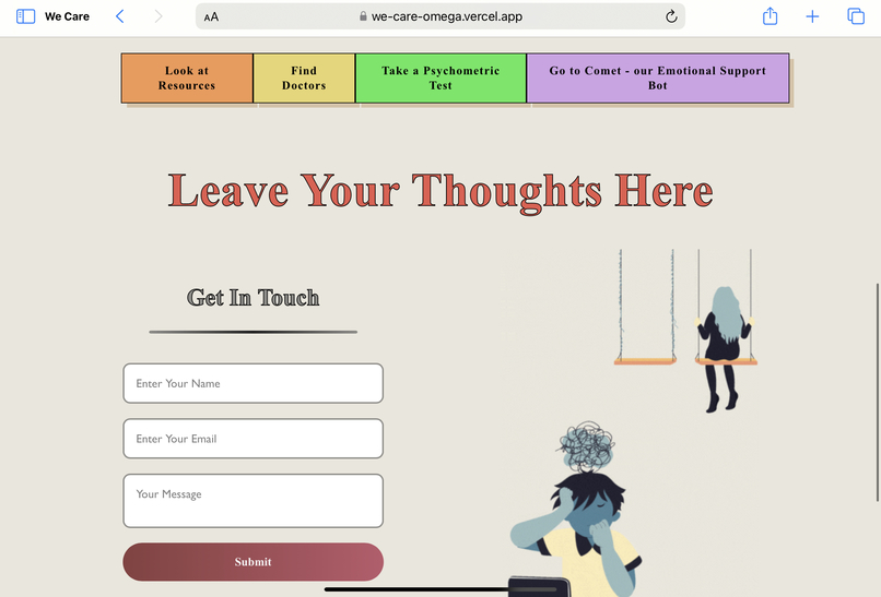 We Care – screenshot 2