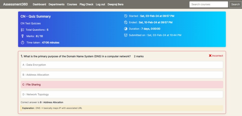 Assessment360 – screenshot 6