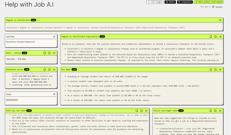 Help with job A.I – screenshot 1