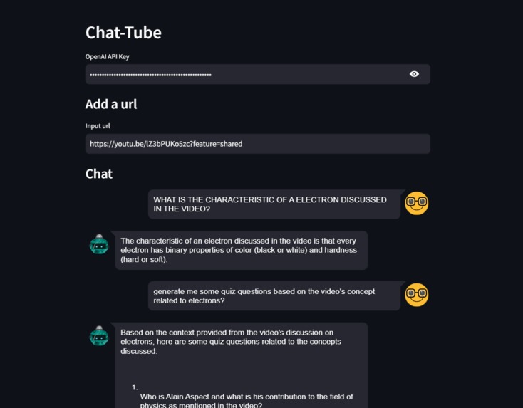 ChatTube – screenshot 2