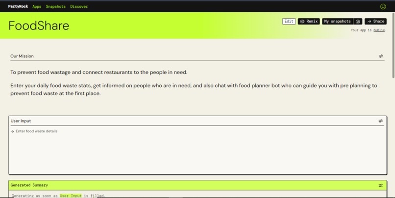 Food Share – screenshot 1