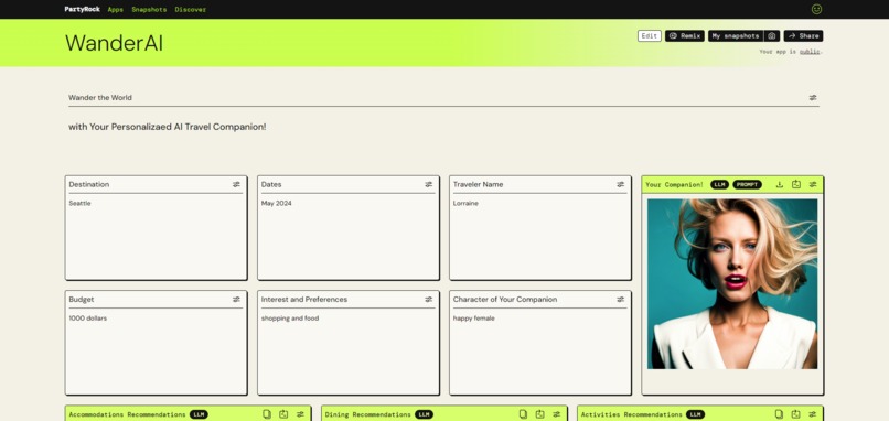 WanderAI – screenshot 1