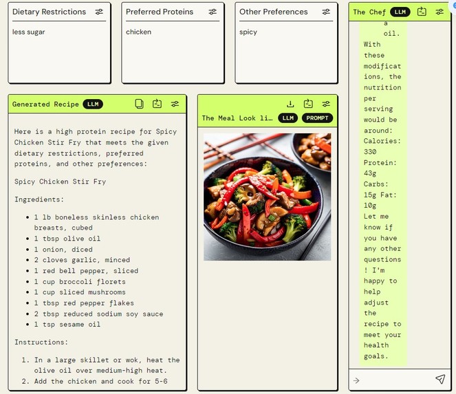 Protein chef for fitness enthusiast – screenshot 1