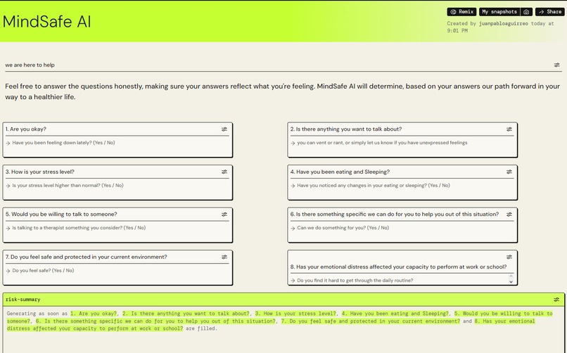MindSafe AI – screenshot 1