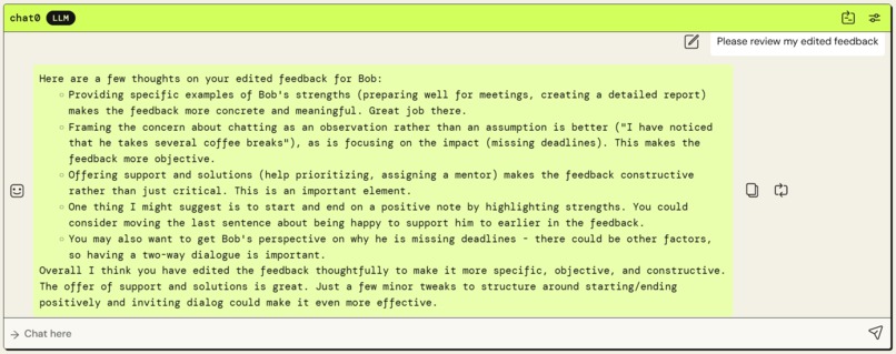 The Feedback Coach – screenshot 6