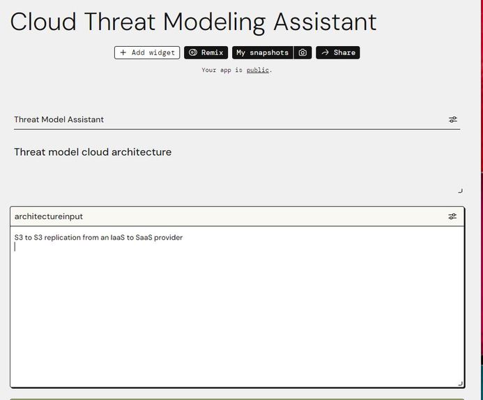 Threat Modeling Project – screenshot 1