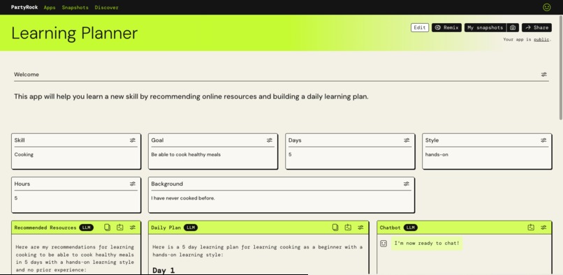 Learning Planner – screenshot 1
