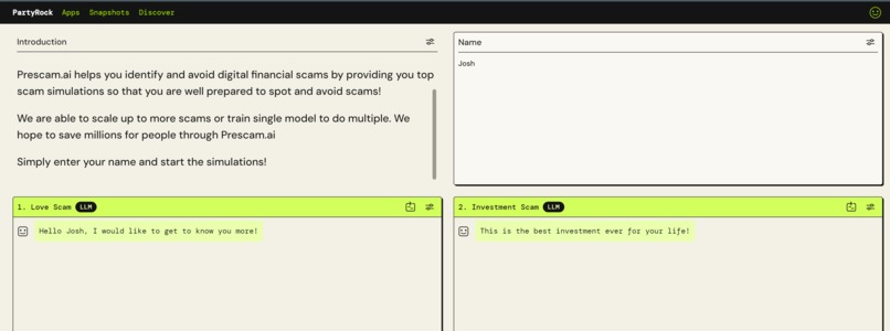 PreScam.ai – screenshot 1
