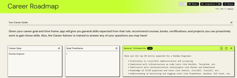 Career Roadmap – screenshot 2