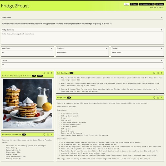Fridge2Feast – screenshot 1