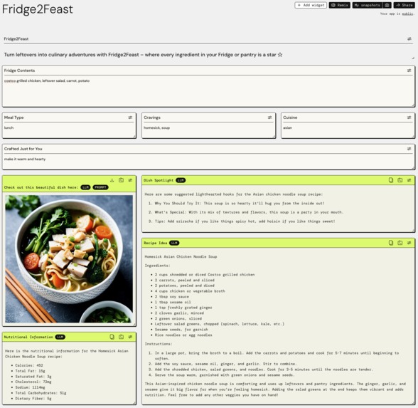 Fridge2Feast – screenshot 2