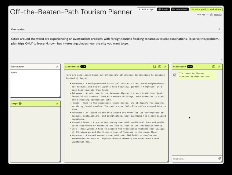 Off-the-Beaten-Path Tourism Planner – screenshot 1