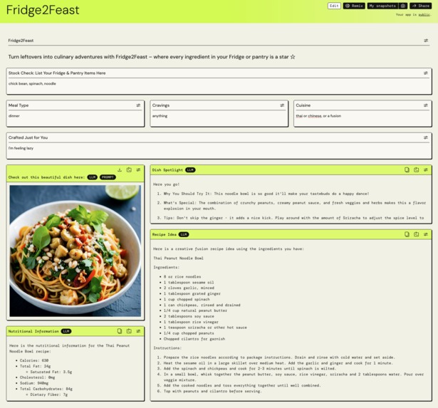 Fridge2Feast – screenshot 4