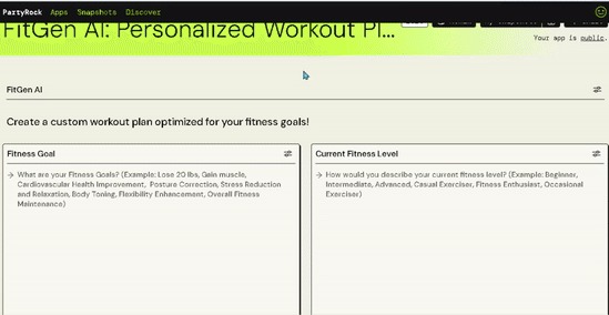 FitGen AI – screenshot 1
