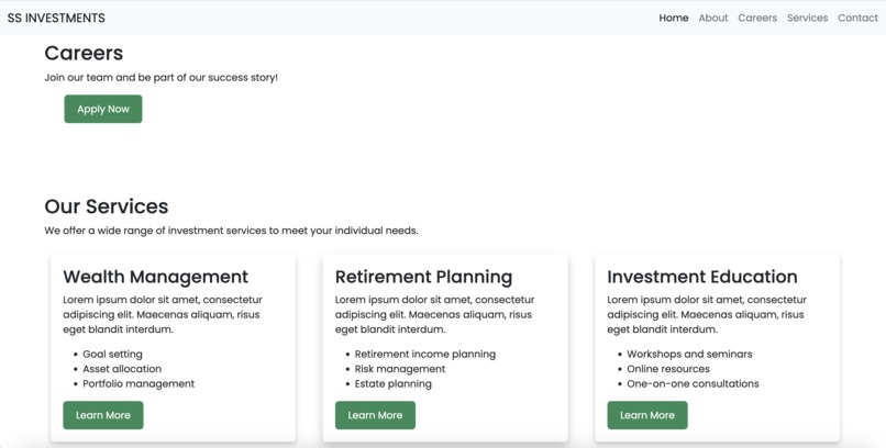 INVESTMENT_PROJECT – screenshot 3