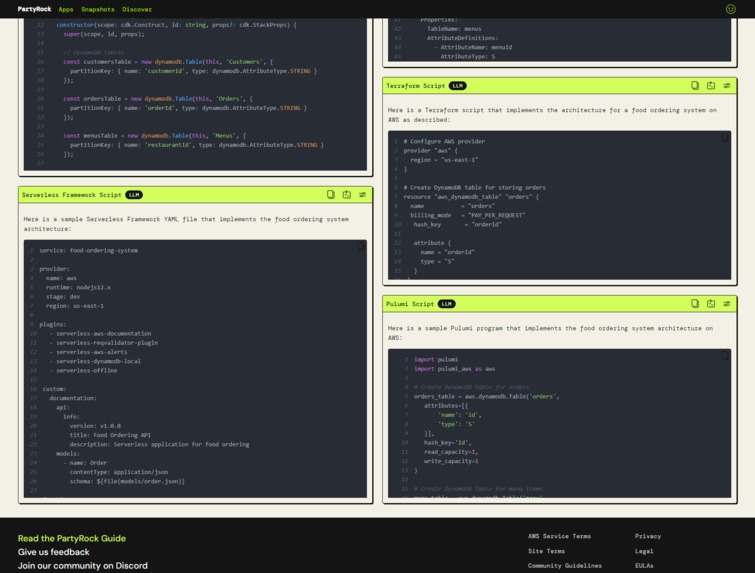 AWS Serverless Architecture Generator – screenshot 2