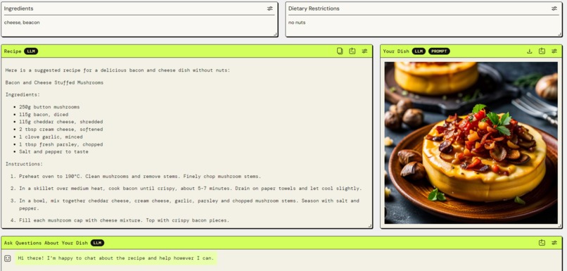 Delicious food recipe generator – screenshot 2