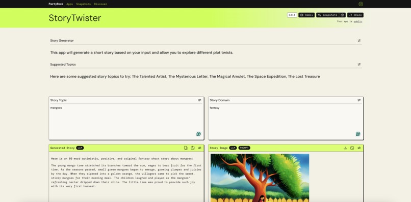 StoryTwister – screenshot 1