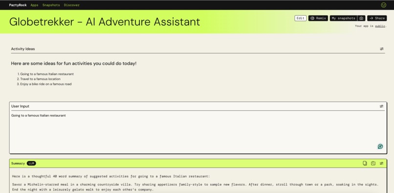 Globetrekker - AI Adventure Assistant – screenshot 1