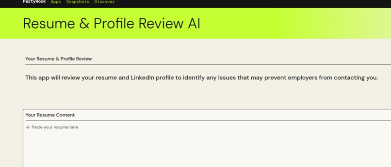Resume Lifehack – screenshot 1