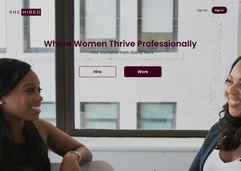 SheHired – screenshot 1